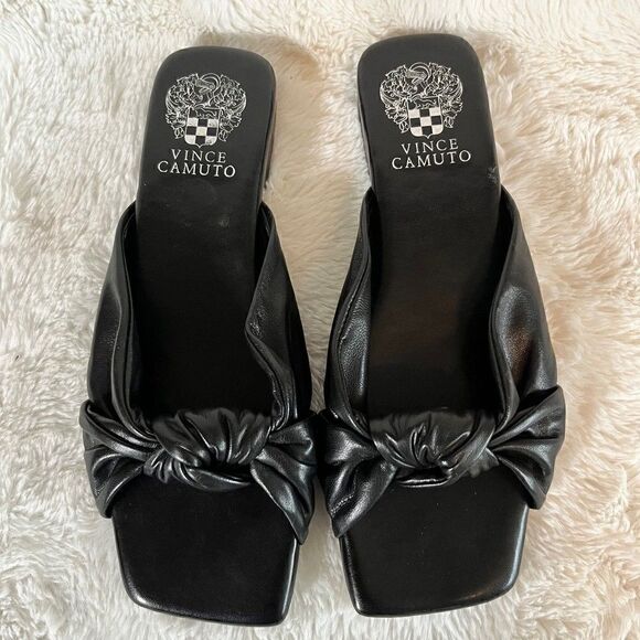 Vince Camuto Ambralee Square Toe Slides 6.5 - Picture 3 of 9